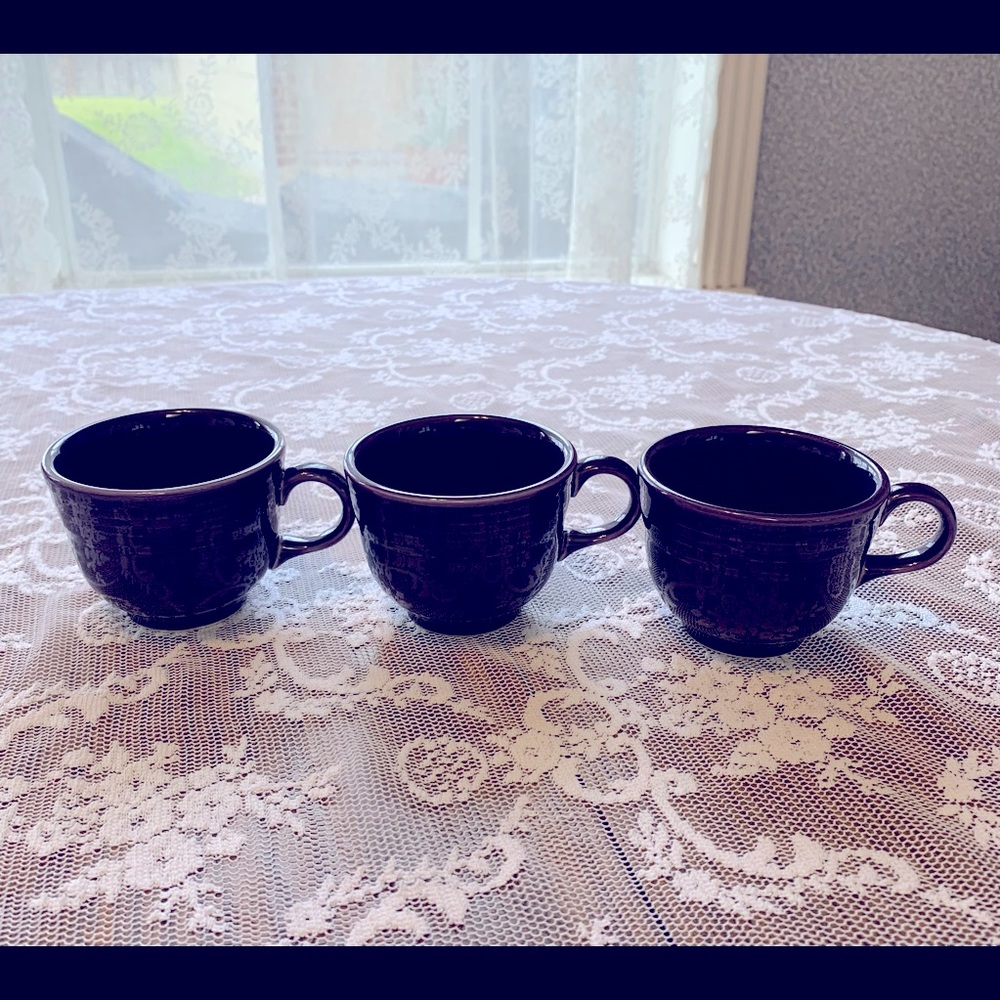 Fiestaware Purple Tea Cups